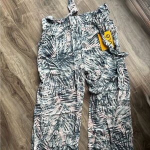 Lole Crystal Pink Jungle Palm Pants